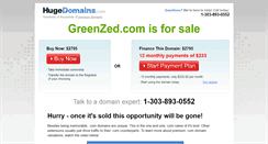 Desktop Screenshot of greenzed.com