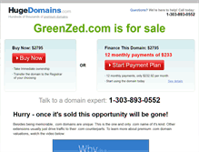 Tablet Screenshot of greenzed.com